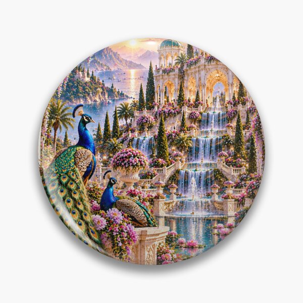 Item preview, Peacock Paradise Palace designed and sold by AnjaSarahArt.