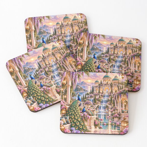 Item preview, Peacock Paradise Palace designed and sold by AnjaSarahArt.