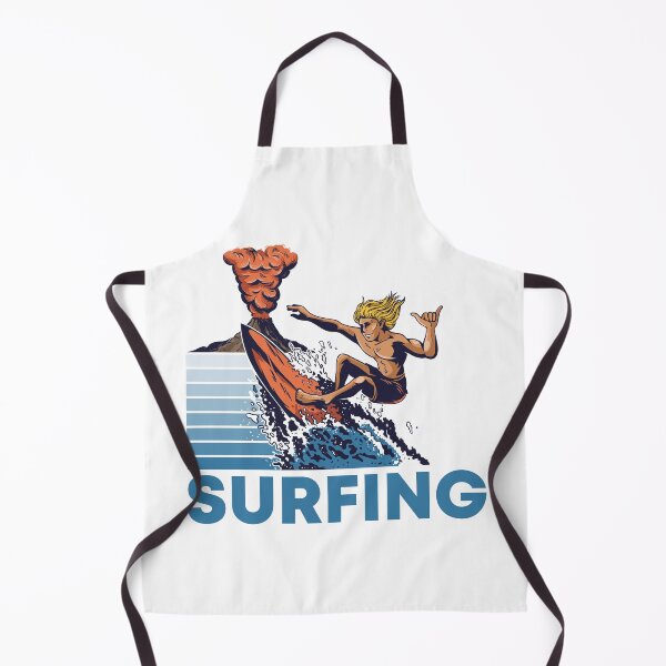 Item preview, Extreme Volcano Surfing Retro Surfer Wave designed and sold by heedooppod.