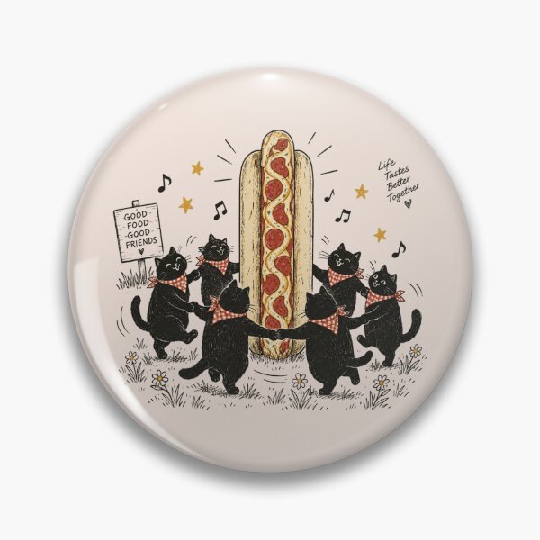 Item preview, Another Day in Paradise, Funny Black Cat Hot Dog, Quirky Cat Food Humor, Retro Cute Feline Graphic, Cat Lover Gift designed and sold by Cchotlan.