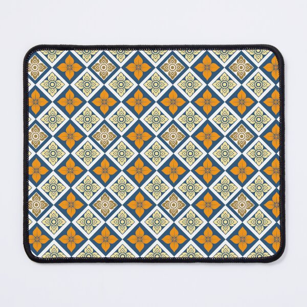 Item preview, Traditional Thai Floral Ornament Lattice Seamless Pattern designed and sold by Sasitee.