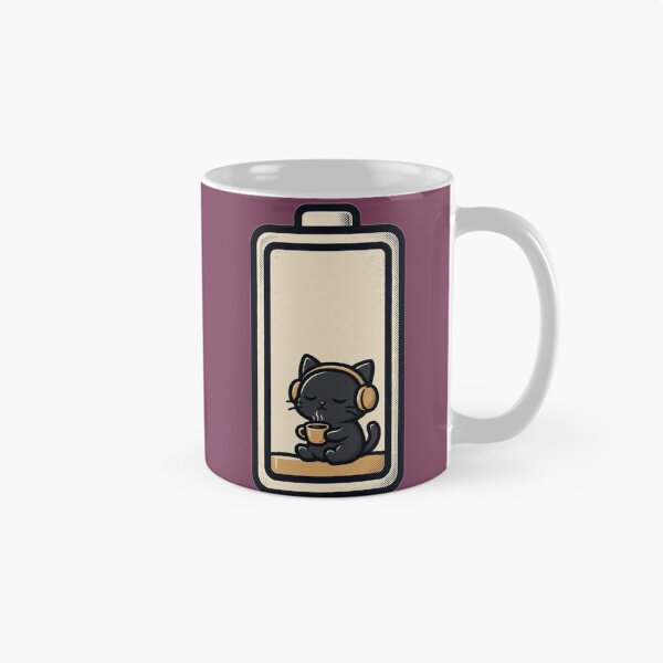 Item preview, Social Battery 2% Cat – Introvert Funny Minimalist Design designed and sold by Aries Creation Store.