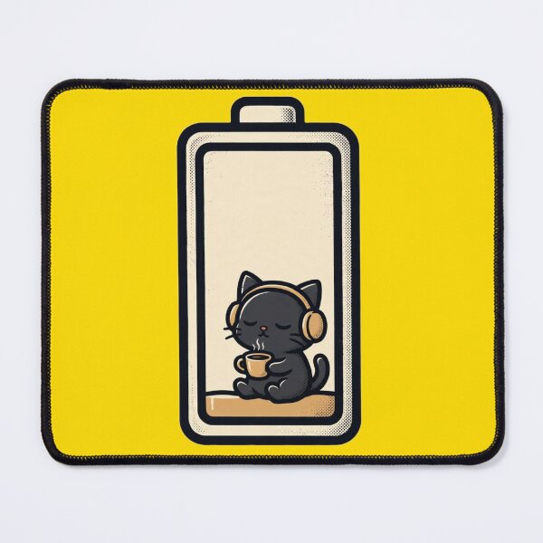 Item preview, Social Battery 2% Cat – Introvert Funny Minimalist Design designed and sold by Aries Creation Store.