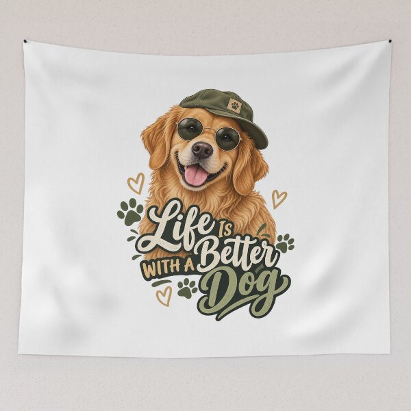 Item preview, Happy Golden Retriever Dog Lover designed and sold by lbenoraib.
