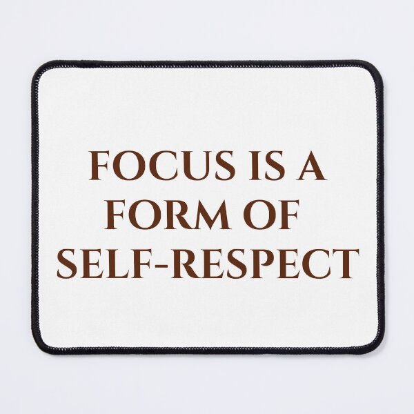 Item preview, Focus Is a Form of Self-Respect | Minimalist Motivational Quote designed and sold by MagicArtzz.