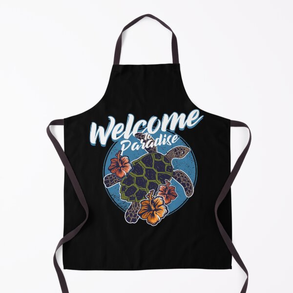 Item preview, Welcome To Paradise Sea Turtle Hibiscus Tropical Beach designed and sold by heedooppod.