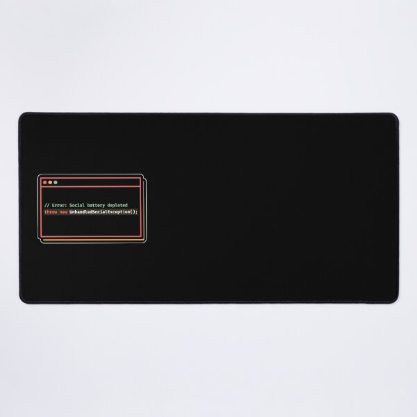 Item preview, Unhandled Social Exception Funny Developer Gift designed and sold by Ixnor.