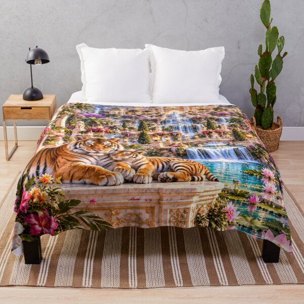 Item preview, Royal Bengal Tiger Garden designed and sold by AnjaSarahArt.