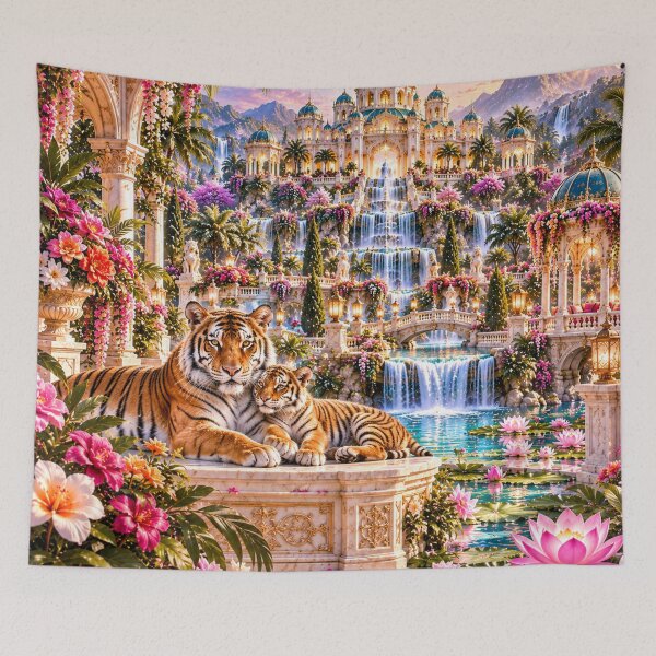 Item preview, Royal Bengal Tiger Garden designed and sold by AnjaSarahArt.