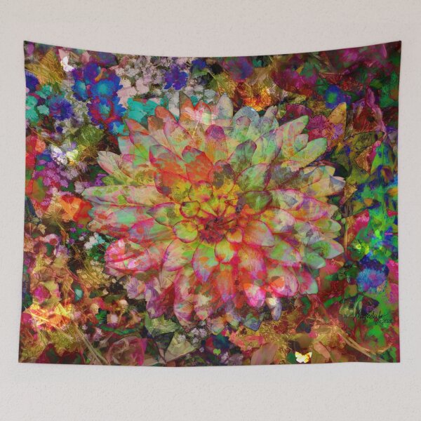 Item preview, Floribunda Dahlia designed and sold by MagnoliaJoes.