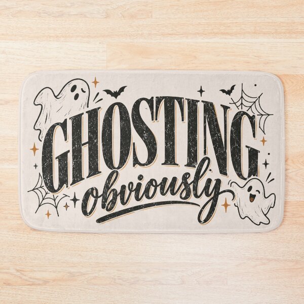Item preview, Ghosting Obviously, Funny Halloween Quote, Spooky Season Humor, Retro Distressed Halloween Aesthetic, Sarcastic Ghosting Gift designed and sold by Cchotlan.