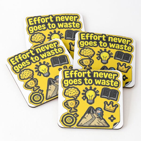 Item preview, Effort Never Goes To Waste Motivational Quote designed and sold by prithvi chand.