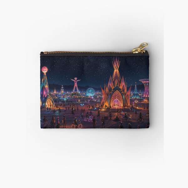 Item preview, Illuminated Desert Arts Festival Under a Starry Night Sky designed and sold by MoonSkyArt.