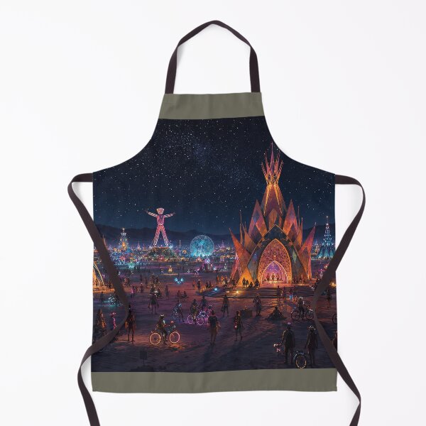 Item preview, Illuminated Desert Arts Festival Under a Starry Night Sky designed and sold by MoonSkyArt.