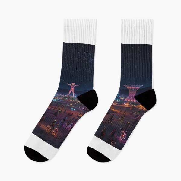 Item preview, Illuminated Desert Arts Festival Under a Starry Night Sky designed and sold by MoonSkyArt.