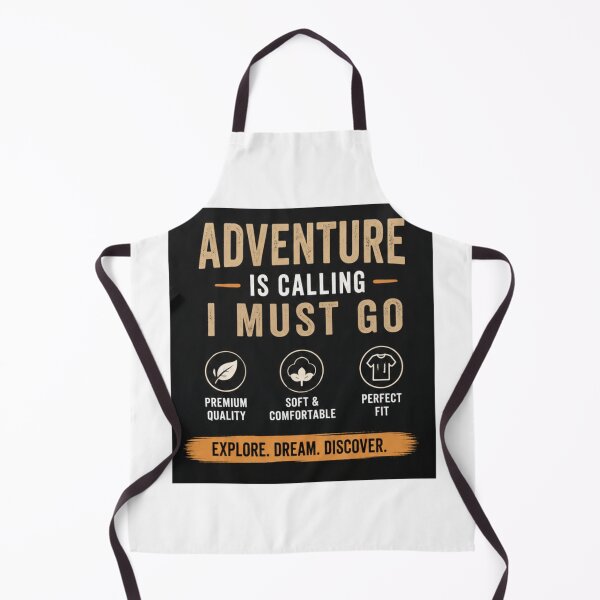 Item preview, Adventure Is Calling I Must Go - Explorer Quotes ll Adventure Is Calling T-Shirt & Sticker Design designed and sold by everyone cloth house.