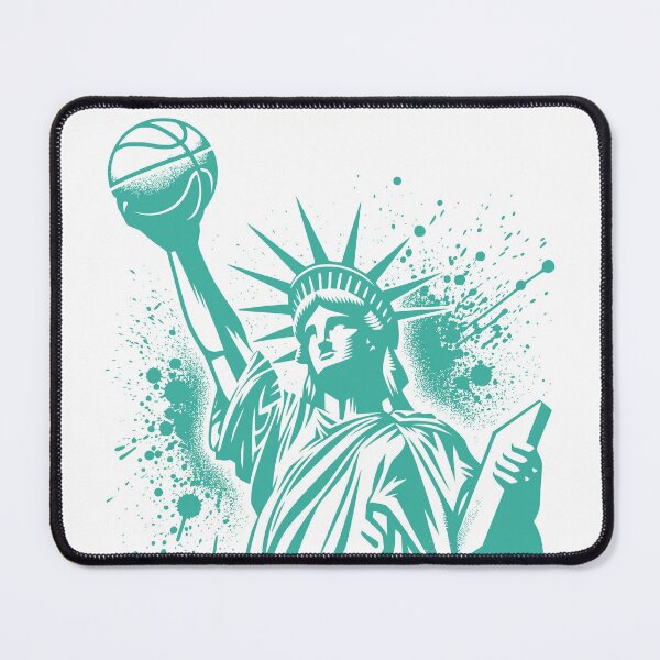 Item preview, American icon liberty statue basketball classic t-shirts and stickers designed and sold by Knowvhere.