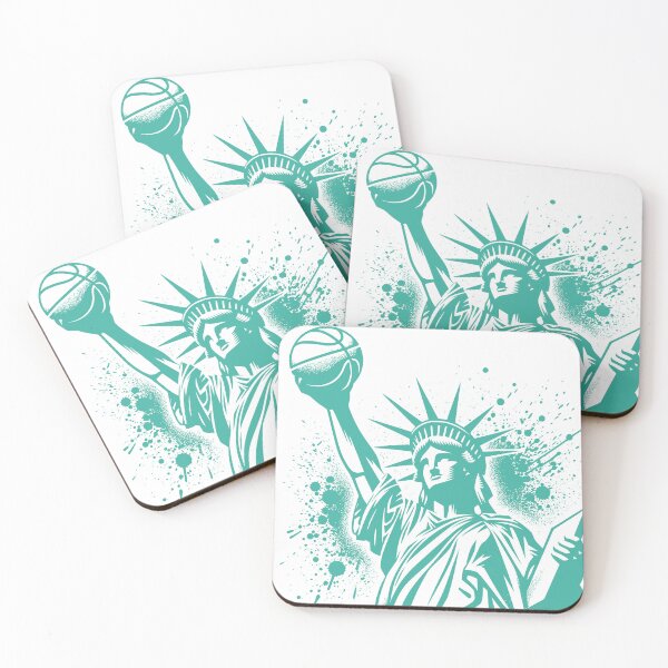 Item preview, American icon liberty statue basketball classic t-shirts and stickers designed and sold by Knowvhere.