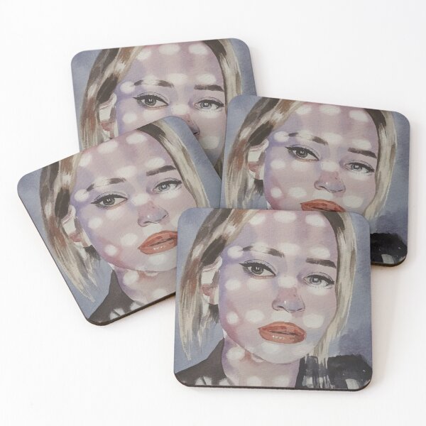 Item preview, Watercolor Portrait of Woman with Dappled Light designed and sold by SlavaArt.