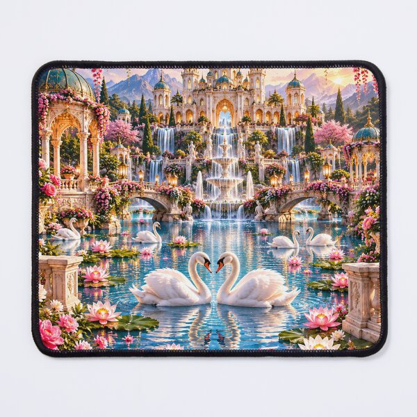Item preview, Royal Swan Lake Palace designed and sold by AnjaSarahArt.