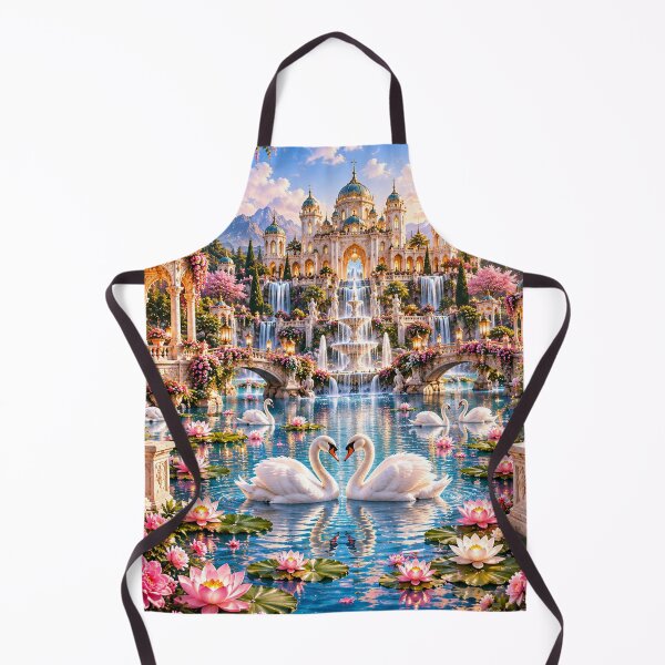 Item preview, Royal Swan Lake Palace designed and sold by AnjaSarahArt.