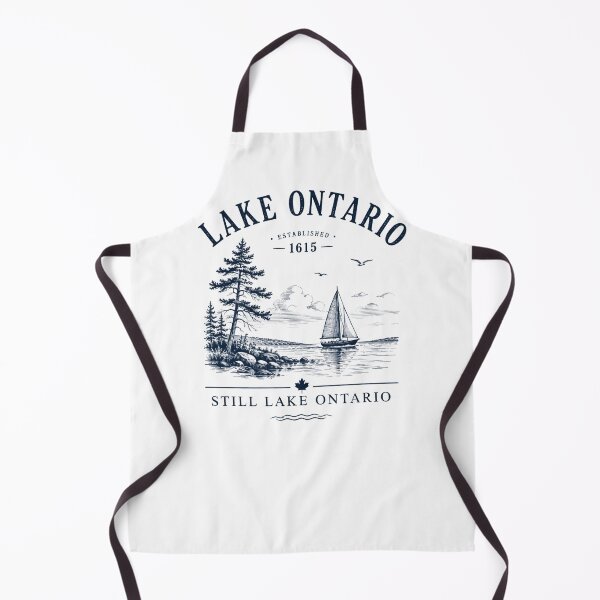 Item preview, Lake Ontario Est 1615, Still Lake Ontario Great Ontario, Canadian Lake Lover Gift, designed and sold by CatiaStudioArt.