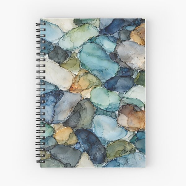 Item preview, Scottish Sea Glass – Misty Coast Ink Abstract designed and sold by newnomads-art.