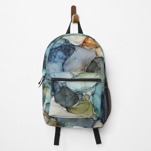 Item preview, Scottish Sea Glass – Misty Coast Ink Abstract designed and sold by newnomads-art.