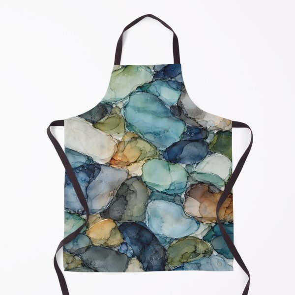Item preview, Scottish Sea Glass – Misty Coast Ink Abstract designed and sold by newnomads-art.
