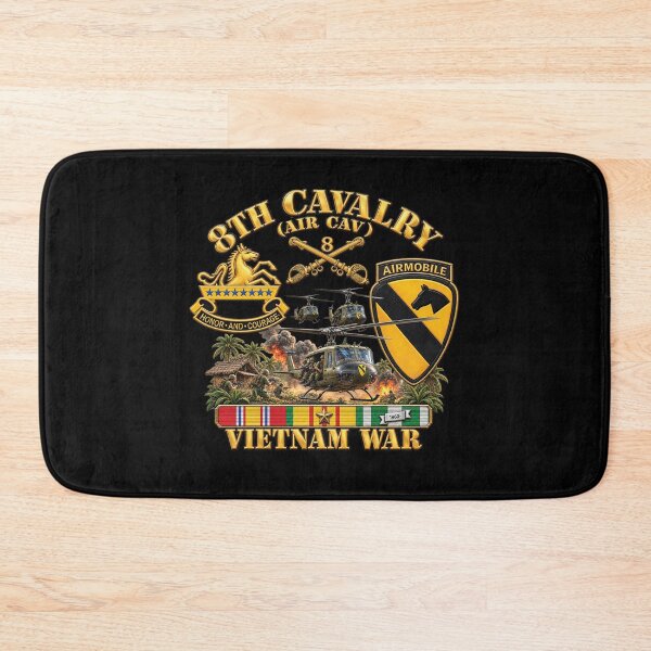 Item preview, Army - 8th Cavalry (Air Cav) - 1st  Cav Division w VN SVC - 3D - Enhanced designed and sold by Military Insignia Products.