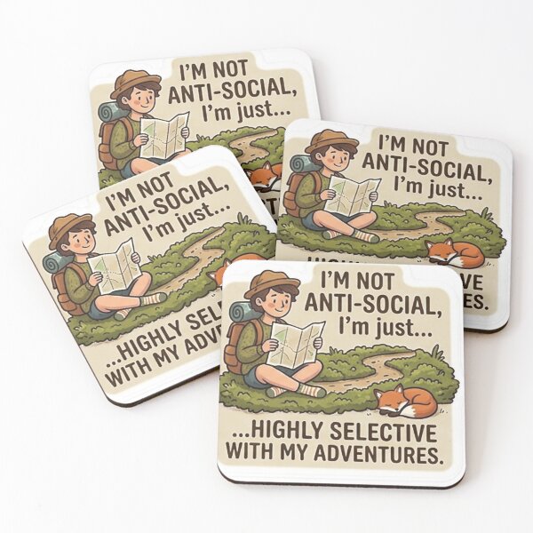 Item preview, Highly Selective Adventurer Introvert designed and sold by PDdesignhub.