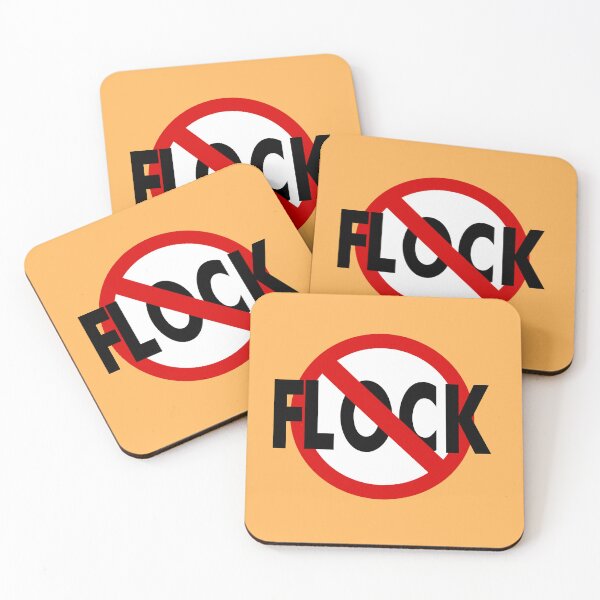 Item preview, No Flock (Word) designed and sold by Karate Octopus.