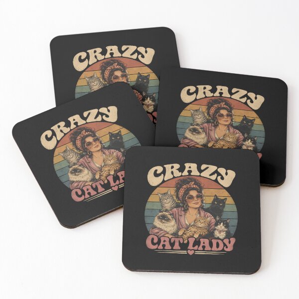 Item preview, Crazy Cat Lady Retro designed and sold by monika-arthing.