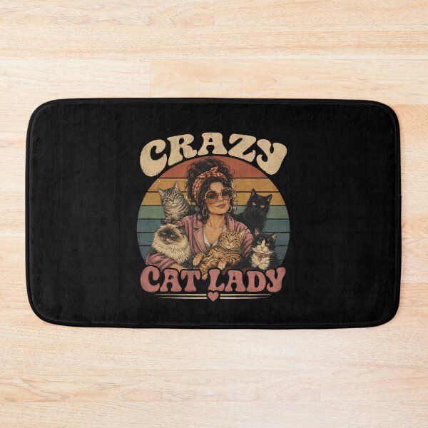 Item preview, Crazy Cat Lady Retro designed and sold by monika-arthing.