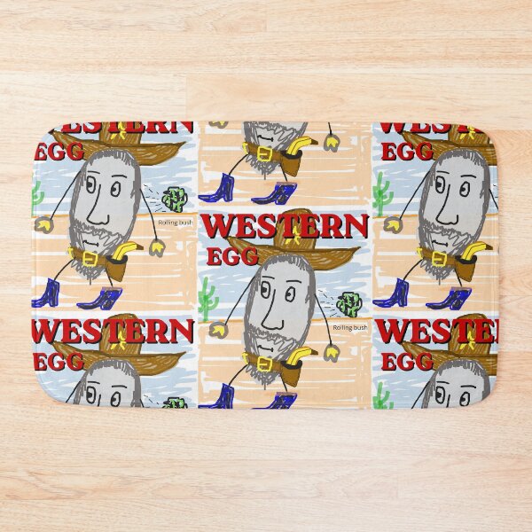 Item preview, WESTERN EGG - Bad drawn with Paint or Canva for free designed and sold by Code6Coffee.