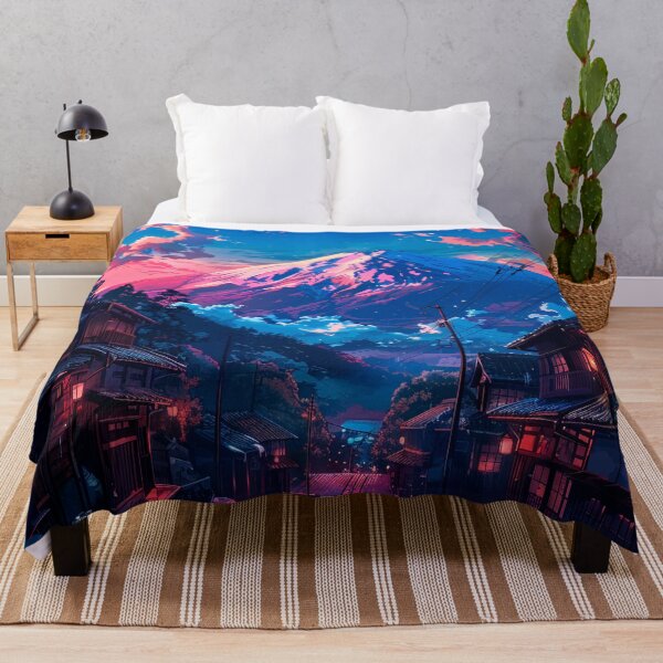 Item preview, Mount Fuji Night Anime Landscape designed and sold by bella-rosa87.