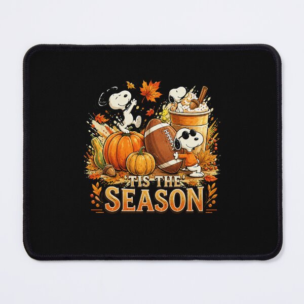 Item preview, Tis The Season Snoopy Joe Cool Pumpkin Spice Football Fall designed and sold by Dravienart.