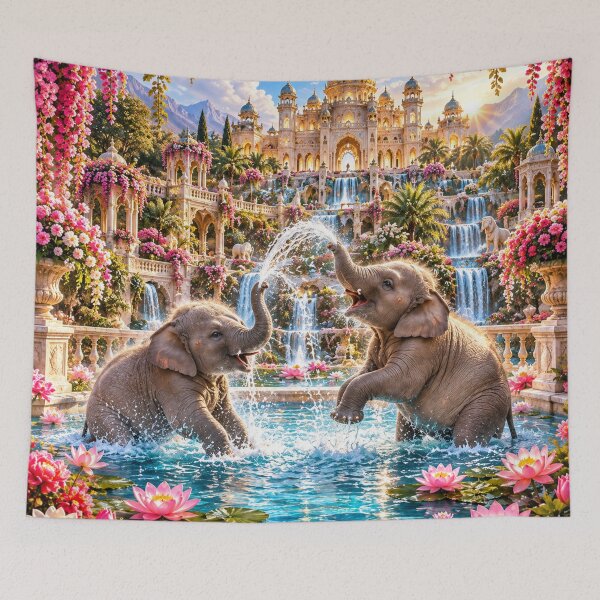 Item preview, Royal Elephant Garden designed and sold by AnjaSarahArt.