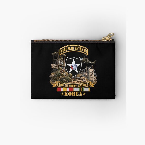 Item preview, Army - 2nd Infantry Division w Br - Ribbon COLD WAR Vet Tab - Korea - 3D - Enhanced designed and sold by Military Insignia Products.