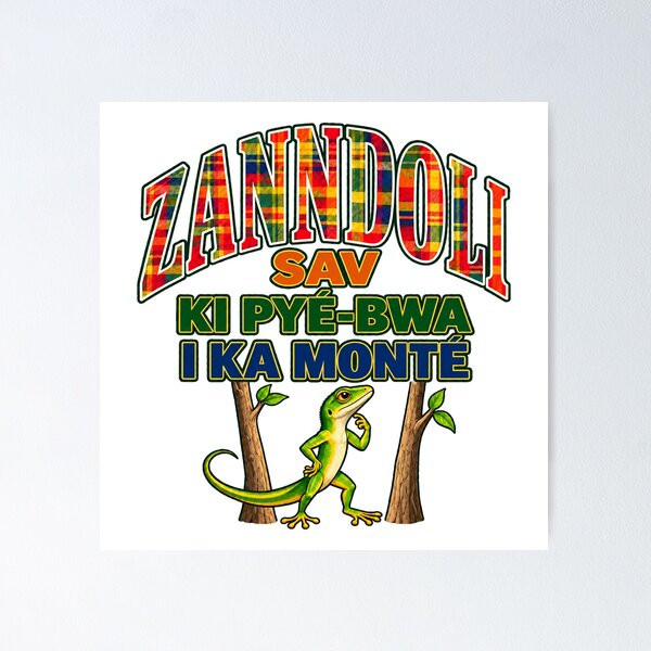 Item preview, ZANNDOLI SAV KI PYÉ-BWA I KA MONTÉ — Choose Wisely designed and sold by CaribChroma.