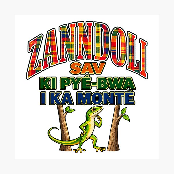 Item preview, ZANNDOLI SAV KI PYÉ-BWA I KA MONTÉ — Choose Wisely designed and sold by CaribChroma.