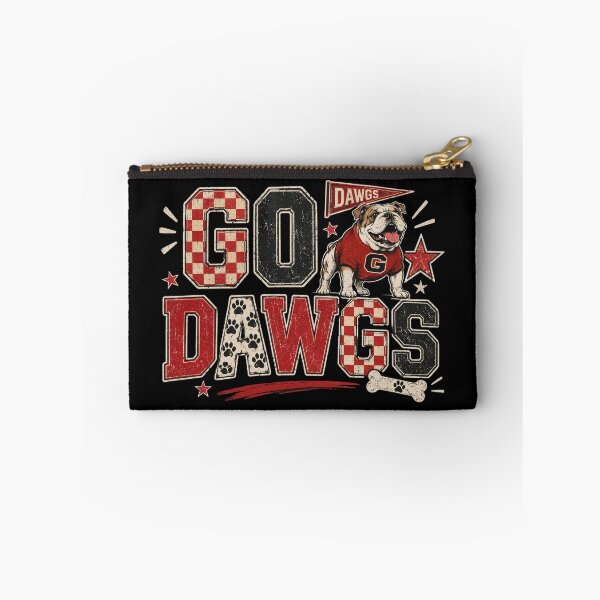 Item preview, Go Dawgs, Georgia Football , Vintage Bulldog Game Day, Red Black Checkered designed and sold by Cchotlan.