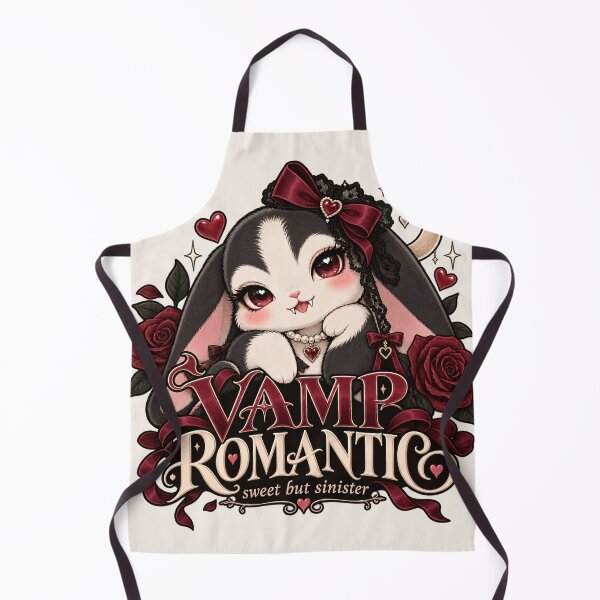 Item preview, Vamp Romantic Bunny – Gothic Coquette Cute Vampire Rabbit designed and sold by SaNaCreation13.