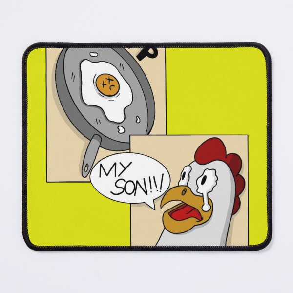 Item preview, Funny Chicken Crying Fried Egg RIP My Son designed and sold by LukasDrawLabel.