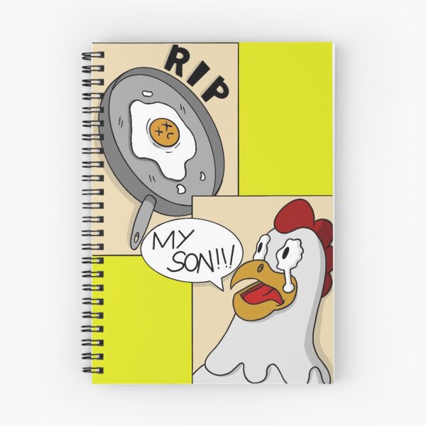 Item preview, Funny Chicken Crying Fried Egg RIP My Son designed and sold by LukasDrawLabel.