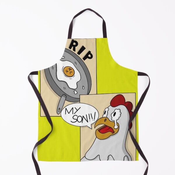 Item preview, Funny Chicken Crying Fried Egg RIP My Son designed and sold by LukasDrawLabel.