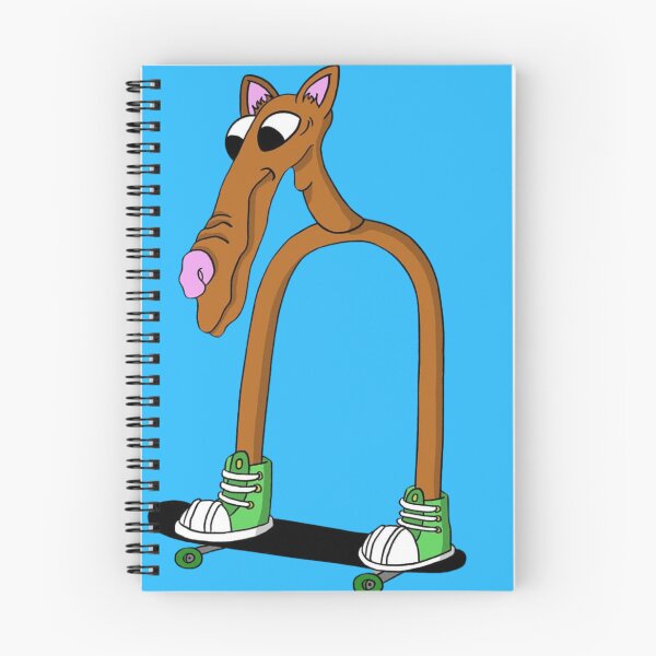 Item preview, Weird Skater Horse Shoes Roller Skating Cartoon designed and sold by LukasDrawLabel.