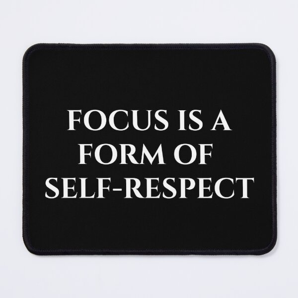 Item preview, Focus Is a Form of Self-Respect | Minimalist Motivational Quote designed and sold by MagicArtzz.
