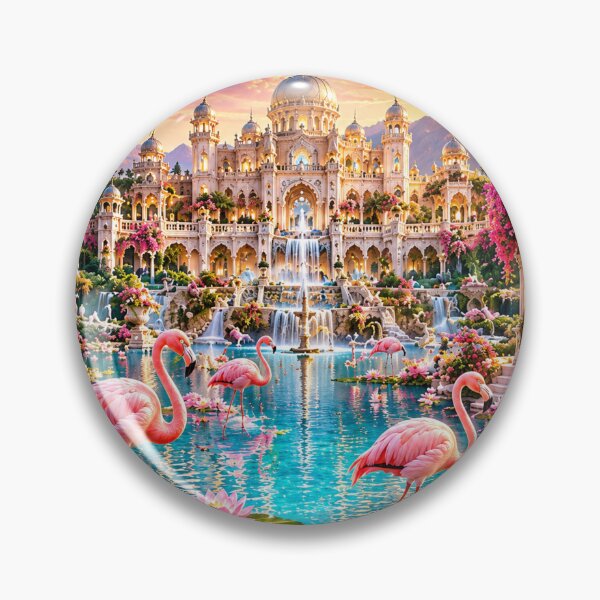 Item preview, Flamingo Royal Lagoon designed and sold by AnjaSarahArt.