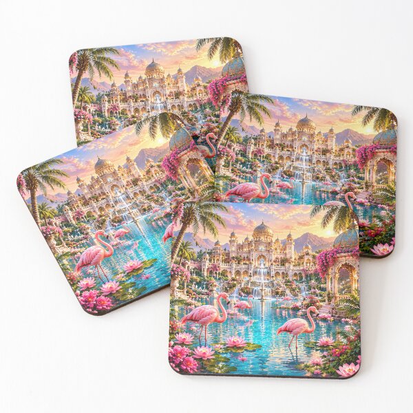 Item preview, Flamingo Royal Lagoon designed and sold by AnjaSarahArt.